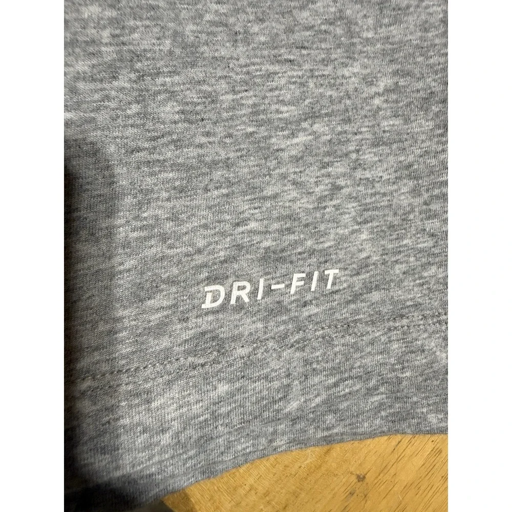 Nike Team Dri-FIT T Shirt Mens 3XLT Gray Swoosh Athletic Performance Tee